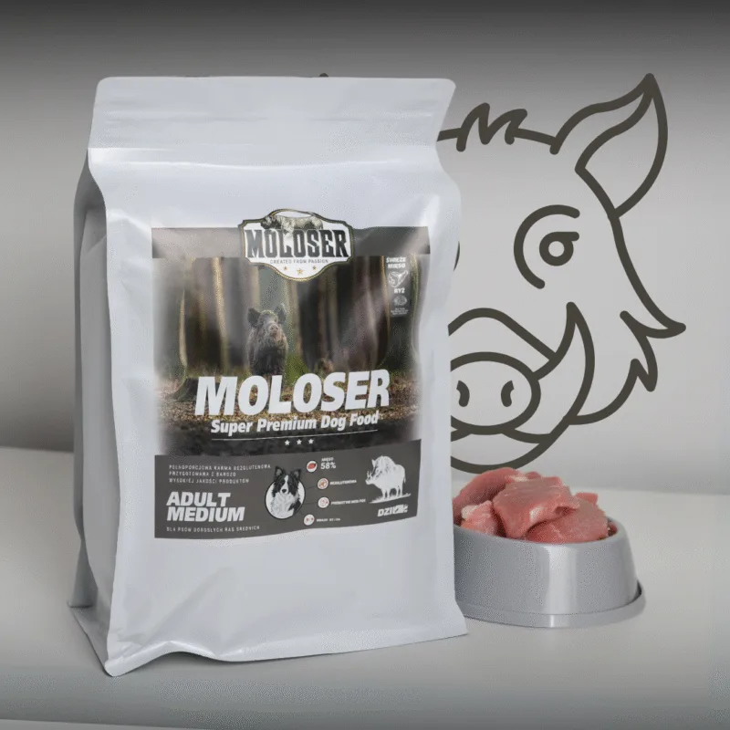 KARMA SUCHA MOLOSER DZIK RYŻ